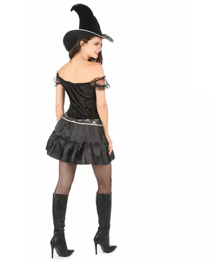 Kostium czarownicy na Halloween seksowny gorset damski, Rozmiar: Small, image 3