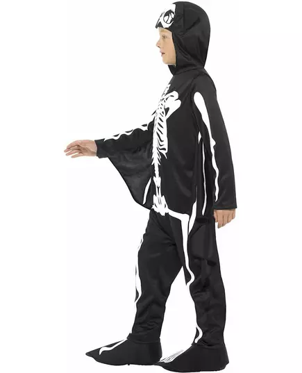 Kostium szkieletu nietoperza dla dzieci na Halloween, Rozmiar: 10-12 lat (145/158 cm), image 3