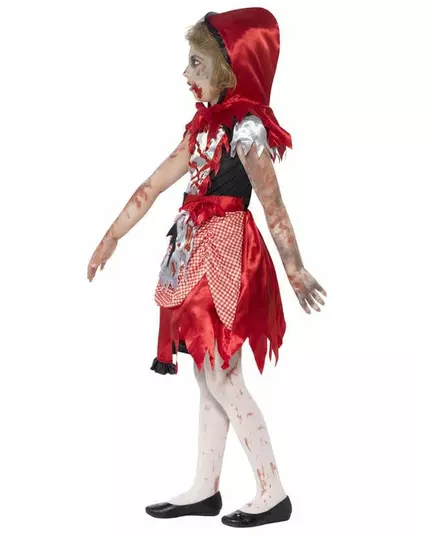 Kostium Zombie Czerwony Kapturek dla dziewczynki, Rozmiar: 10-12 lat (145/158 cm), image 3
