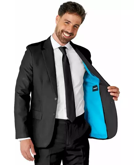 Suitmeister™ Męski Czarny Garnitur Mr. Solid, Rozmiar: X-Large (EU 56-58), image 3