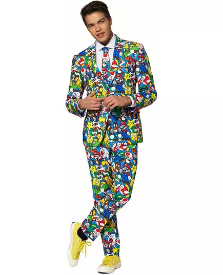 Kostium Super Mario™ dla dorosłych Opposuits™, Rozmiar: Medium (EU 48-50), image 3