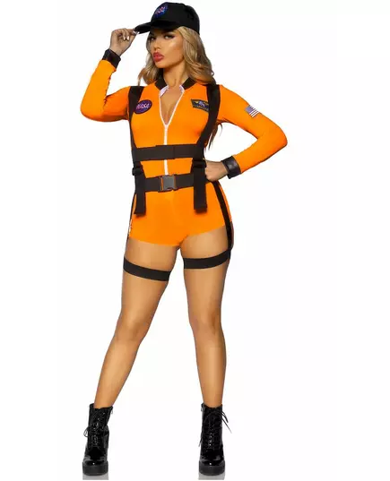 Przebranie astronautki sexy kombinezon dla kobiety, Rozmiar: X-Small (34), image 3