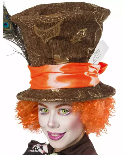 Kostium obłąkanego kapelusznika deluxe damski, Rozmiar: Medium (38), image 3