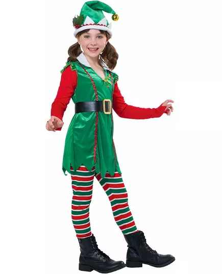 Kostium świąteczny elf deluxe dla dziewczynki, Rozmiar: 6-8 lat (134 cm), image 3