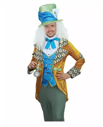 Kostium ekscentryczny kapelusznik deluxe dla mężczyzn, Rozmiar: L, image 3