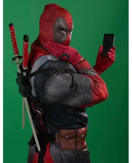 Kostium dla dorosłych Deadpool 2™ Deluxe, Rozmiar: X-Large, image 3