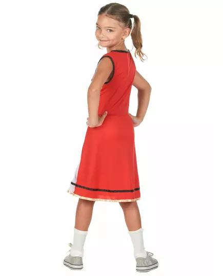 Czerwony kostium cheerleaderki USA dla dziewczynki, Rozmiar: 13-14 lat (140-160 cm), image 3