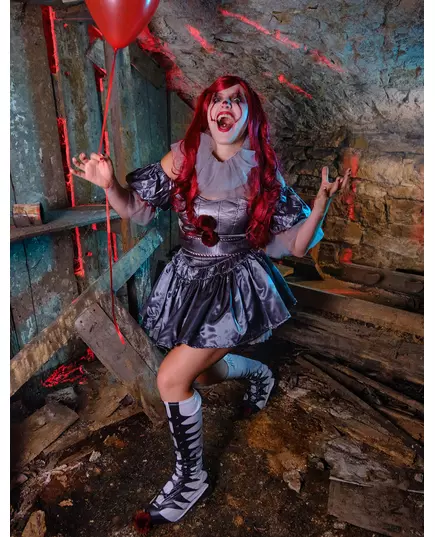 Sukienka-kostium Pennywise dla kobiet, Rozmiar: Medium, image 3