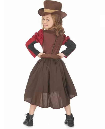 Kostium Steampunk deluxe dla dziewczynki, Rozmiar: 13-14 lat (140-152 cm), image 3
