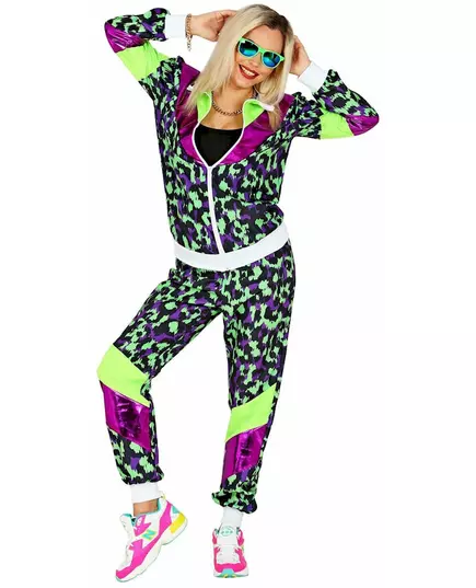 Kostium dresowy Neon Leopard Print Plus Size, Rozmiar: X-Large, image 3
