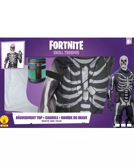 Klasyczne pudełko Youth Fortnite™ Skull Trooper, Rozmiar: 11-13 lat (142-164 cm), image 4