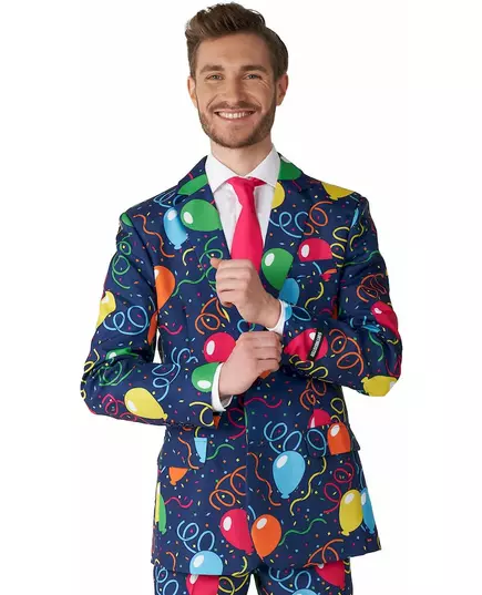 Suitmeister™ Męski Granatowy Garnitur Mr. Balloons, Rozmiar: Medium (EU 48-50), image 4