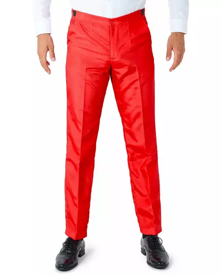 Suitmeister™ męski czerwony garnitur Mr. Solid, Rozmiar: X-Large (EU 56-58), image 4