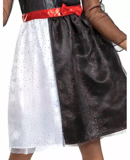 Klasyczny kostium Cruella™ dla dziewczynek, Rozmiar: 5-6 lat (109 - 126 cm), image 3