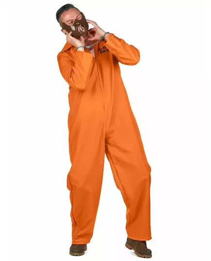 Męski kostium więźnia kanibala Halloween, Rozmiar: XX-Large, image 4