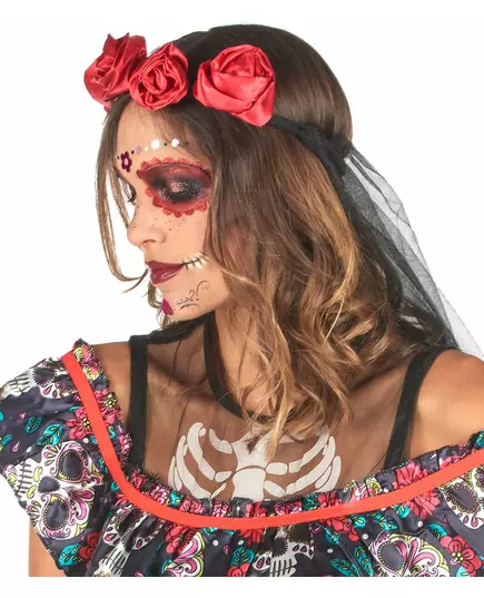 Kostium Dia de los Muertos dla kobiet, Rozmiar: Medium, image 4