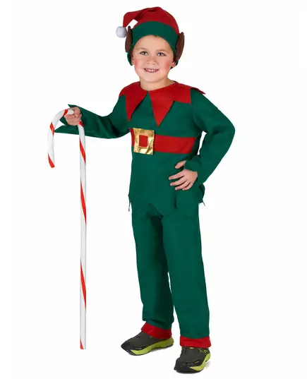 Kostium zielony świąteczny elf dla dzieci, Rozmiar: 7-9 lat, image 4