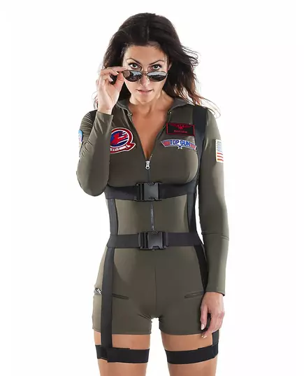 Kostium Top Gun dla dorosłych, Rozmiar: Medium, image 4
