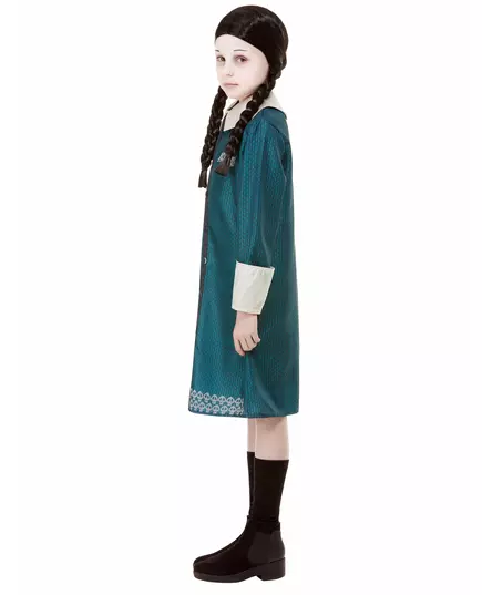 Środowy kostium Addams Family™ dla dziewczynek, Rozmiar: 7-9 lat (130/143 cm), image 4