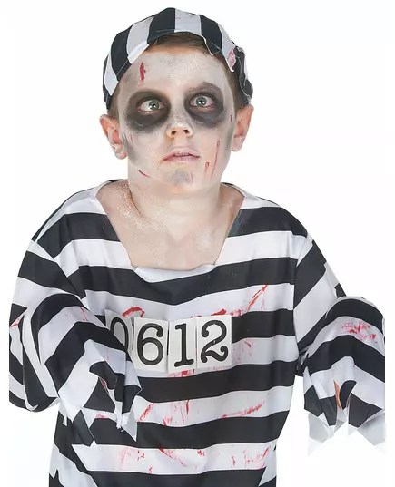 Halloweenowy kostium zombie więźnia chłopca, Rozmiar: 13-15 lat, image 4