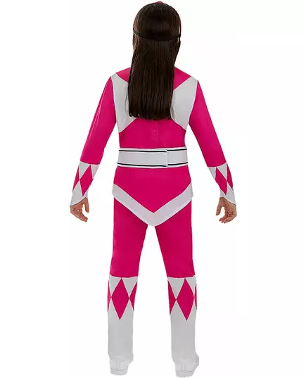 Różowy kostium Power Ranger™ dla dzieci, Rozmiar: 3-4 lat, image 4