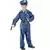 Niebieski kostium policjanta dla dziecka, Rozmiar: 4-6 lat (110-120 cm)
