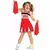 Kostium dla dziewczynki Halloween Zombie Cheerleaderka, Rozmiar: 9 lat (125-135 cm)
