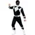 Kostium Black Power Ranger™ dla dorosłych, Rozmiar: Medium