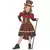 Kostium Steampunk deluxe dla dziewczynki, Rozmiar: 7-9 lat (120-130 cm)