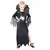Kostium czarownicy złotego pająka na Halloween dla dziewczynki, Rozmiar: 7-9 lat (120-130 cm)