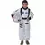 Kostium białego astronauty dla dziecka, Rozmiar: 10-12 lat (140 cm)
