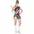 Kostium disco pop damski, Rozmiar: Large