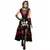 Kostium halka Dia de los muertos damski, Rozmiar: X-Large (44/46)
