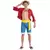 Kostium Luffy'ego One Piece™ dla dorosłych, Rozmiar: Medium