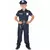 Kostium policjanta z krótkim rękawem dla dzieci, Rozmiar: 4-6 lat (110-120 cm)