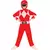 Klasyczny czerwony kostium Power Ranger™ dla dziecka, Rozmiar: 7-8 lat (122 to 128 cm)