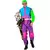 Fluorescencyjny kostium snowboardzisty dla dorosłych plus size, Rozmiar: X-Large