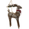 ozdoby świąteczne DKD Home Decor Renifer wiklinowy (53 x 19 x 90 cm)