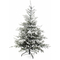 Choinka DKD Home Decor Metal PVC Boże Narodzenie LED Śnieżny (127 x 127 x 180 cm)