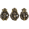 Figurka Dekoracyjna DKD Home Decor Małpa Żywica Kolonialny (3 pcs)