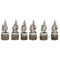 ozdoby świąteczne DKD Home Decor Drewno (6 pcs) (5.5 x 5.5 x 15 cm)