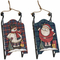 Sanki DKD Home Decor Boże Narodzenie Drewno (2 pcs) (21.5 x 8 x 44 cm)