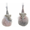 ozdoby świąteczne DKD Home Decor Poliester (9 x 8 x 15 cm) (2 pcs)