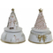 ozdoby świąteczne DKD Home Decor Muzyczne Żywica (2 pcs) (11 x 11 x 15 cm)