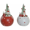 ozdoby świąteczne DKD Home Decor Metal (11 x 10 x 18 cm) (2 pcs)