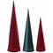 Dekoracja DKD Home Decor Boże Narodzenie Franela (3 pcs) (10 x 1 x 60 cm)