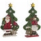 ozdoby świąteczne DKD Home Decor Drewno (2 pcs) (23 x 6 x 39 cm)