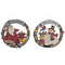 ozdoby świąteczne DKD Home Decor Drewno Sznurek Święty Mikołaj (2 pcs) (31 x 4 x 30 cm)