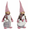 ozdoby świąteczne DKD Home Decor Poliester (2 pcs) (15 x 12 x 42 cm)