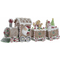 ozdoby świąteczne DKD Home Decor Żywica Pociąg (41 x 12 x 15 cm)